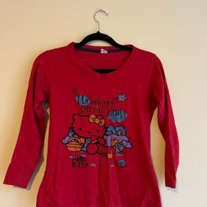 Cute Red Hello Kitty top